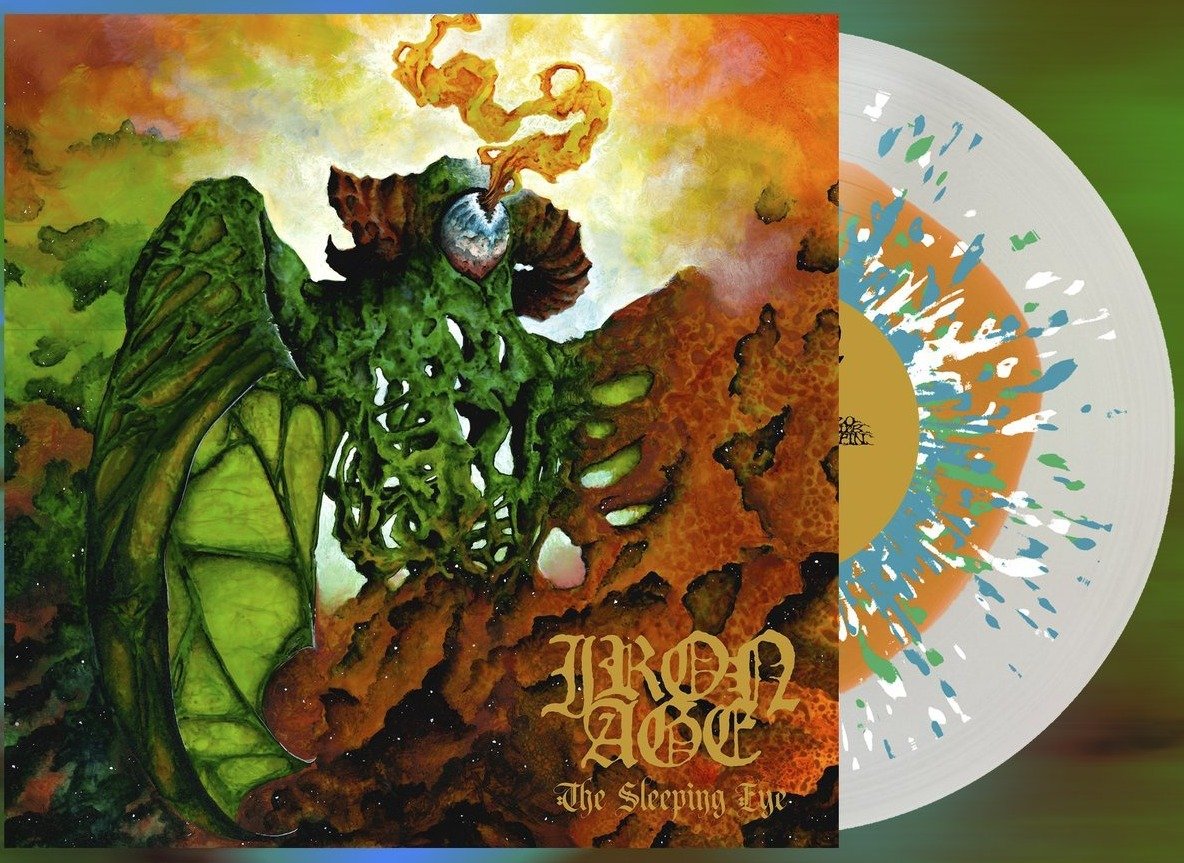 IRON AGE 'THE SLEEPING EYE' LP - ORANGE CRUSH/ULTRA CLEAR/GREEN/WHITE/BLUE/SPLATTER