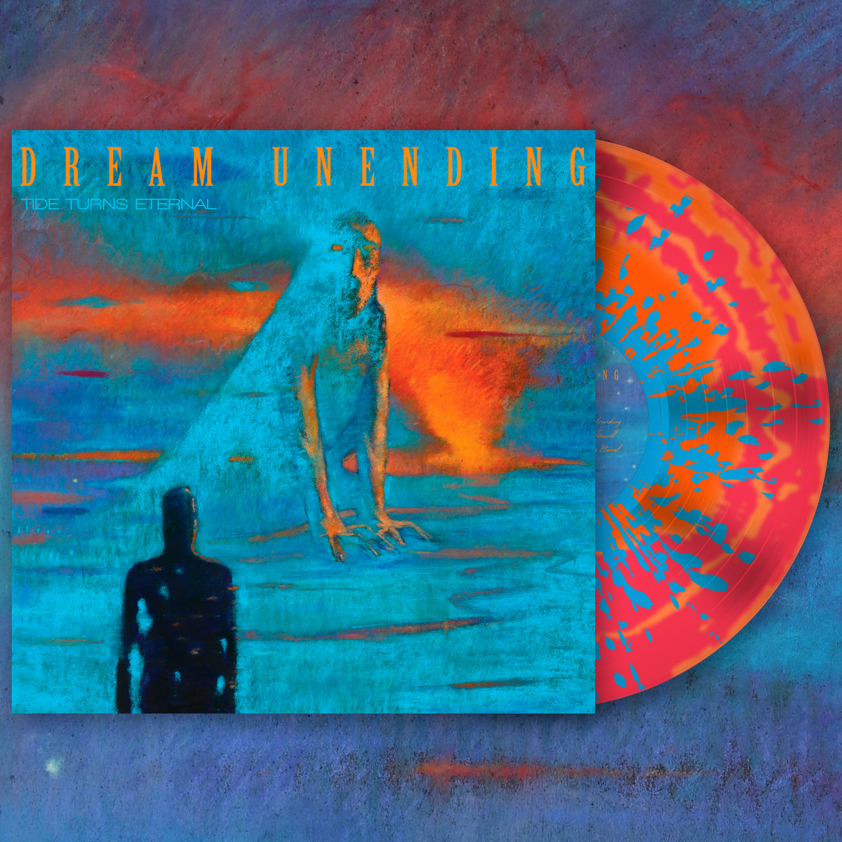 DREAM UNENDING 'TIDE TURNS ETERNAL' LP - PINK/ORANGE/CYAN/SPLATTER