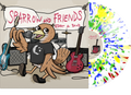 SPARROW SLEEPS - SPARROW AND FRIENDS START A BAND! LP