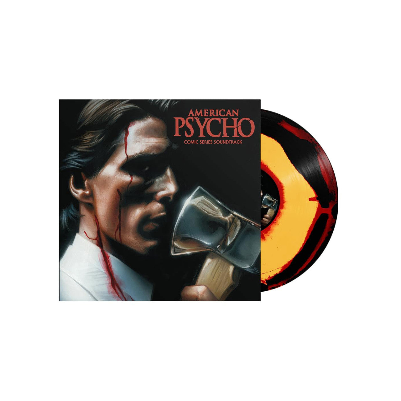 AMERICAN PSYCHO ‘COMIC SERIES SOUNDTRACK’ LP - APPLE RED/BEER/BLACK GALAXY