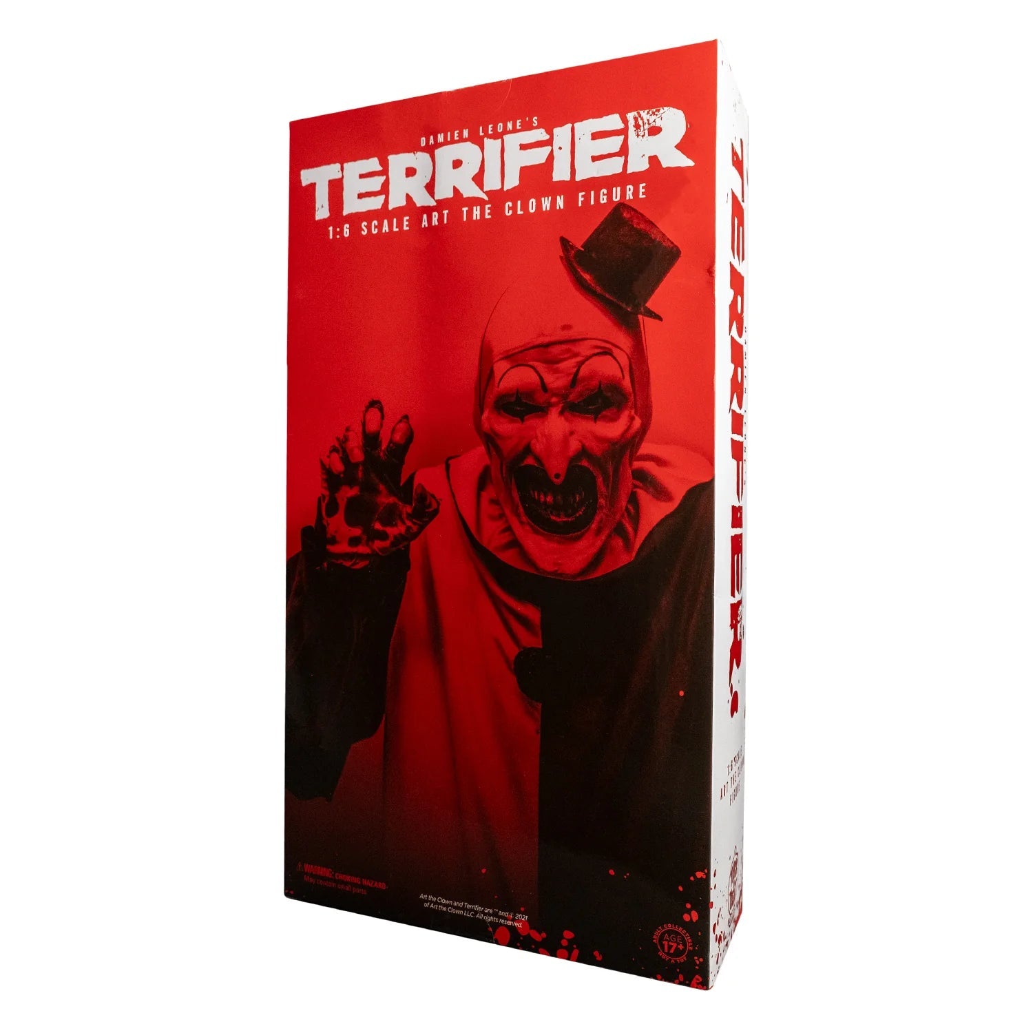 Terrifier Art The Clown 1 6 Scale Figure Box Back