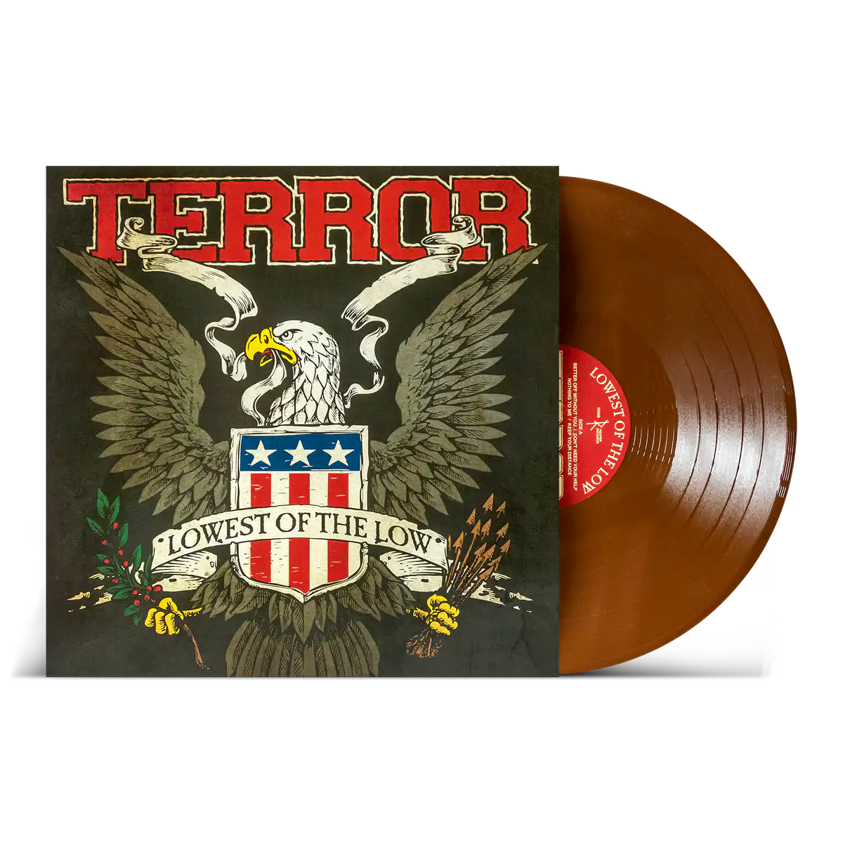 TERROR 'LOWEST OF THE LOW' LP - BRONZE