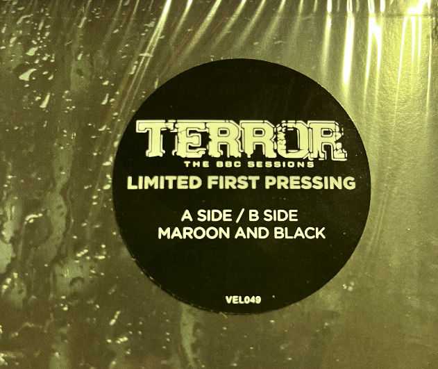 TERROR 'THE BBC SESSIONS' LP - MARRON/BLACK
