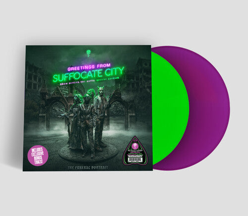 The Funeral Portrait Greetings From Suffocate City From Beyond The Abyss 2LP Green Purple