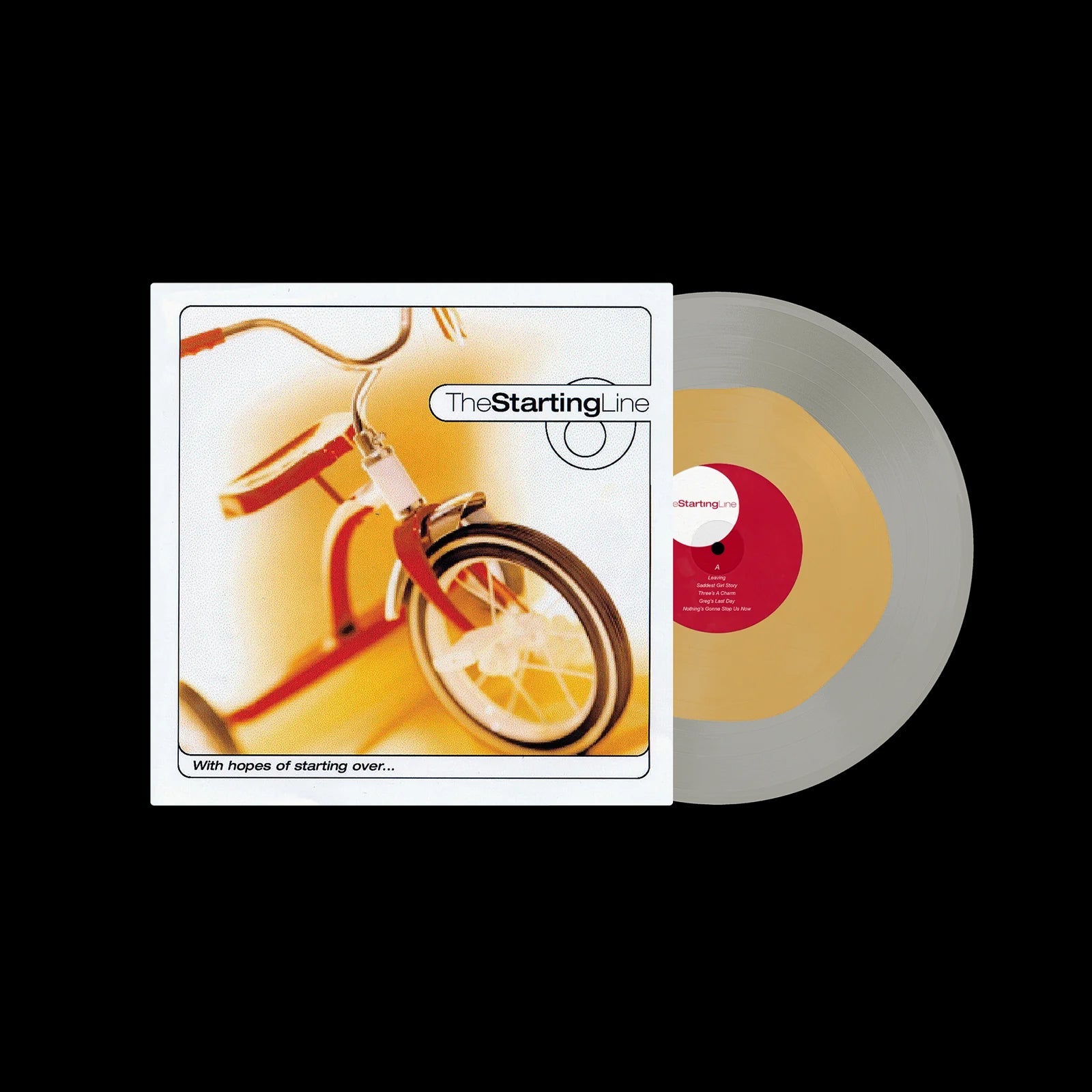 The Starting Line With Hopes Of Starting Over LP Milky Clear Custard