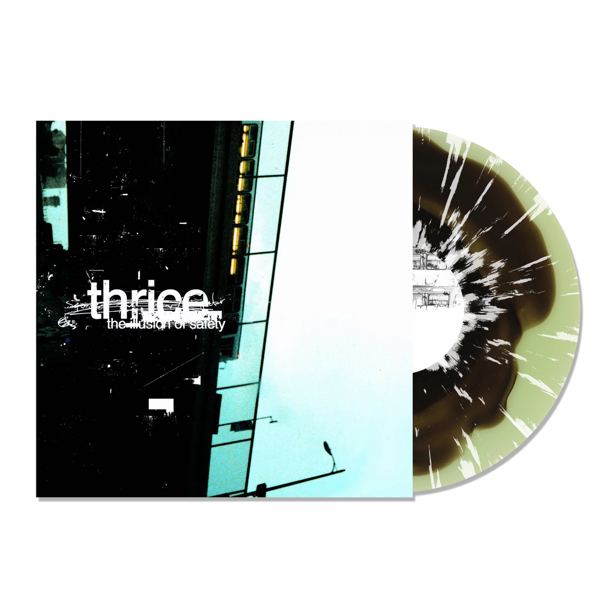 THRICE ‘THE ILLUSION OF SAFETY’ 20TH ANNIVERSARY LP - LTD. - COKE BOTTLE CLEAR/BLACK BLOB/WHITE SPLATTER