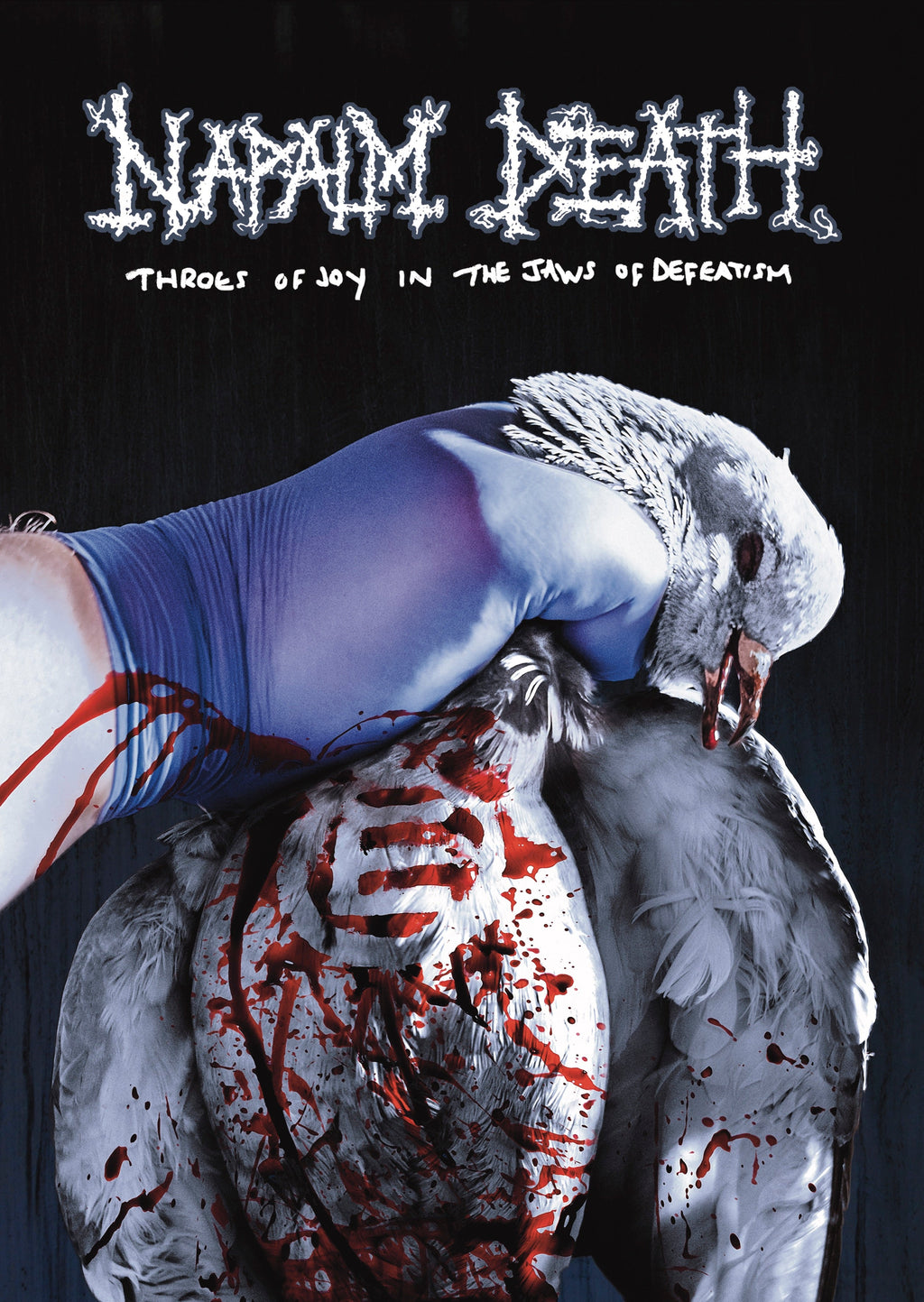 NAPALM DEATH ‘THROES OF JOY IN THE JAWS OF DEFEATISM’ LP - EXCLUSIVE - LTD. 250 - MUCUS/ENVY/SWIRL