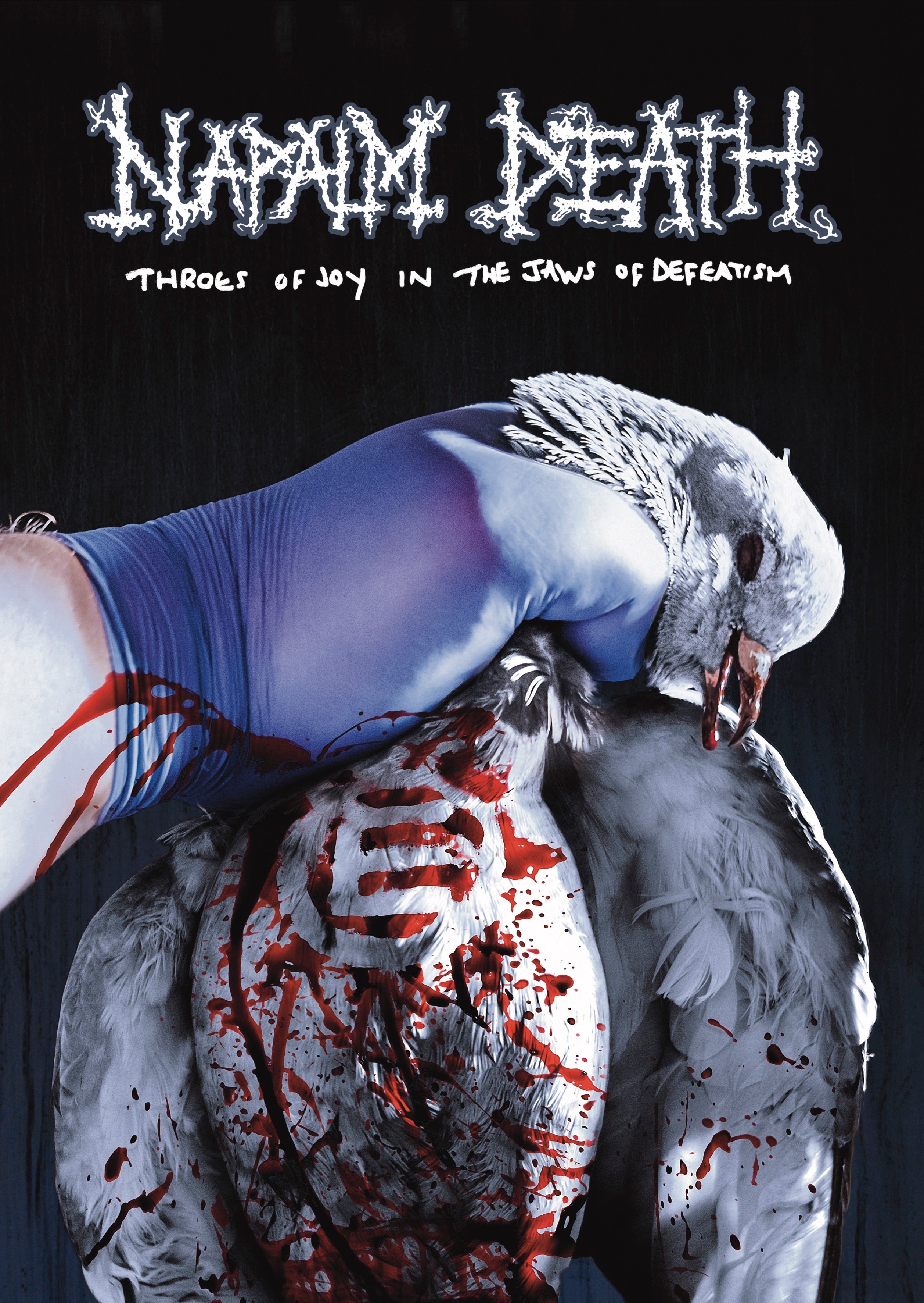 NAPALM DEATH ‘THROES OF JOY IN THE JAWS OF DEFEATISM’ LP - EXCLUSIVE - LTD. 250 - MUCUS/ENVY/SWIRL