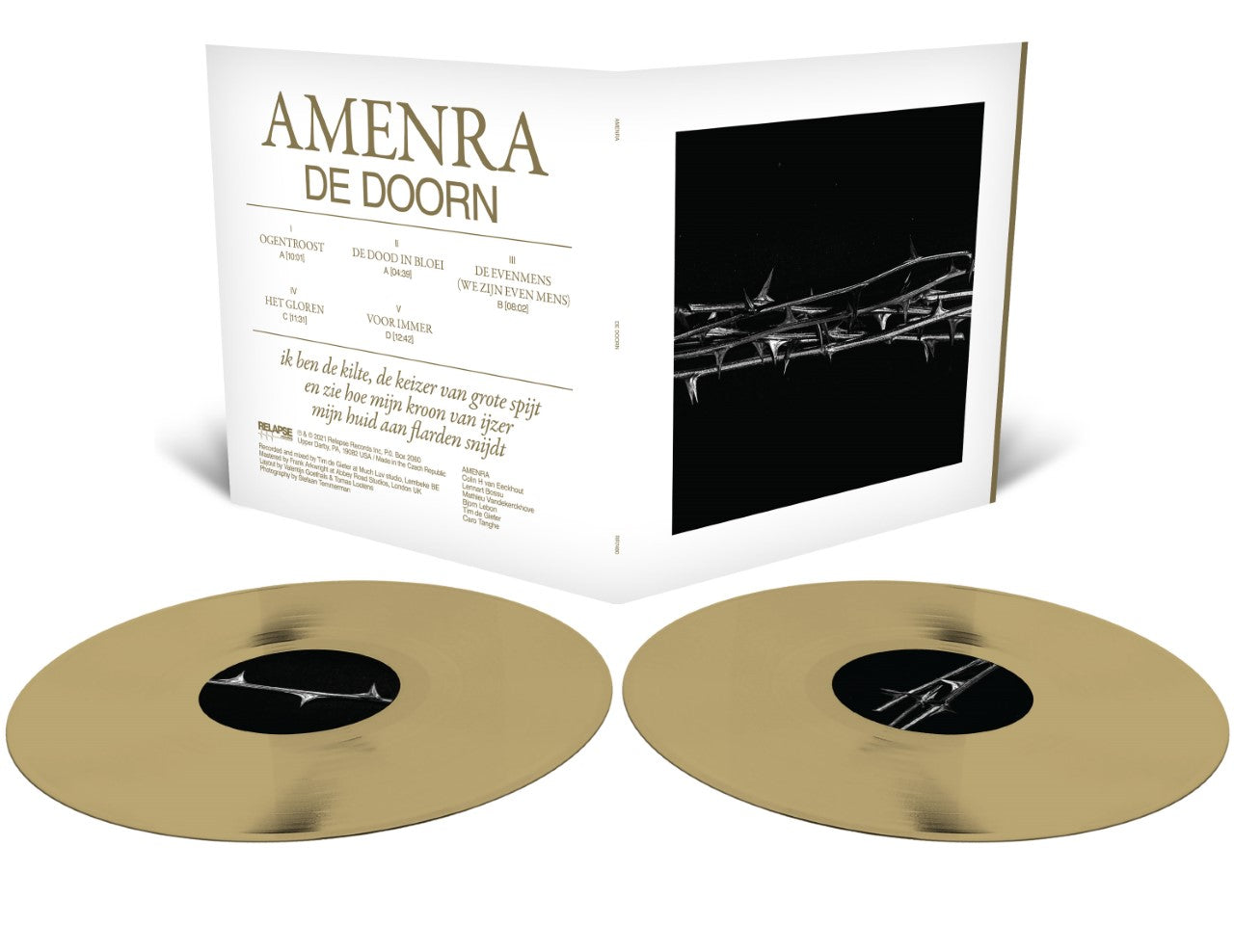 AMENRA ‘DE DOORN’ 2LP - LTD. - TRANSLUCENT GOLD