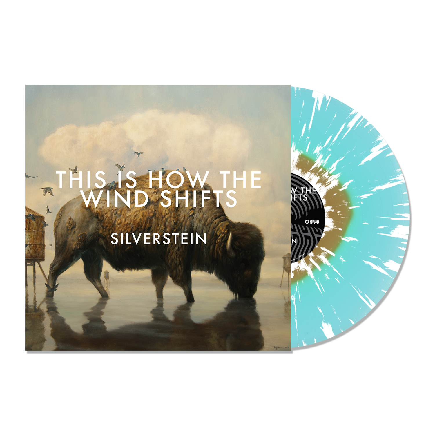 SILVERSTEIN ‘THIS IS HOW THE WIND SHIFTS’ LP - EXCLUSIVE - LTD. 350 - GOLD/BLUE/WHITE/SPLATTER