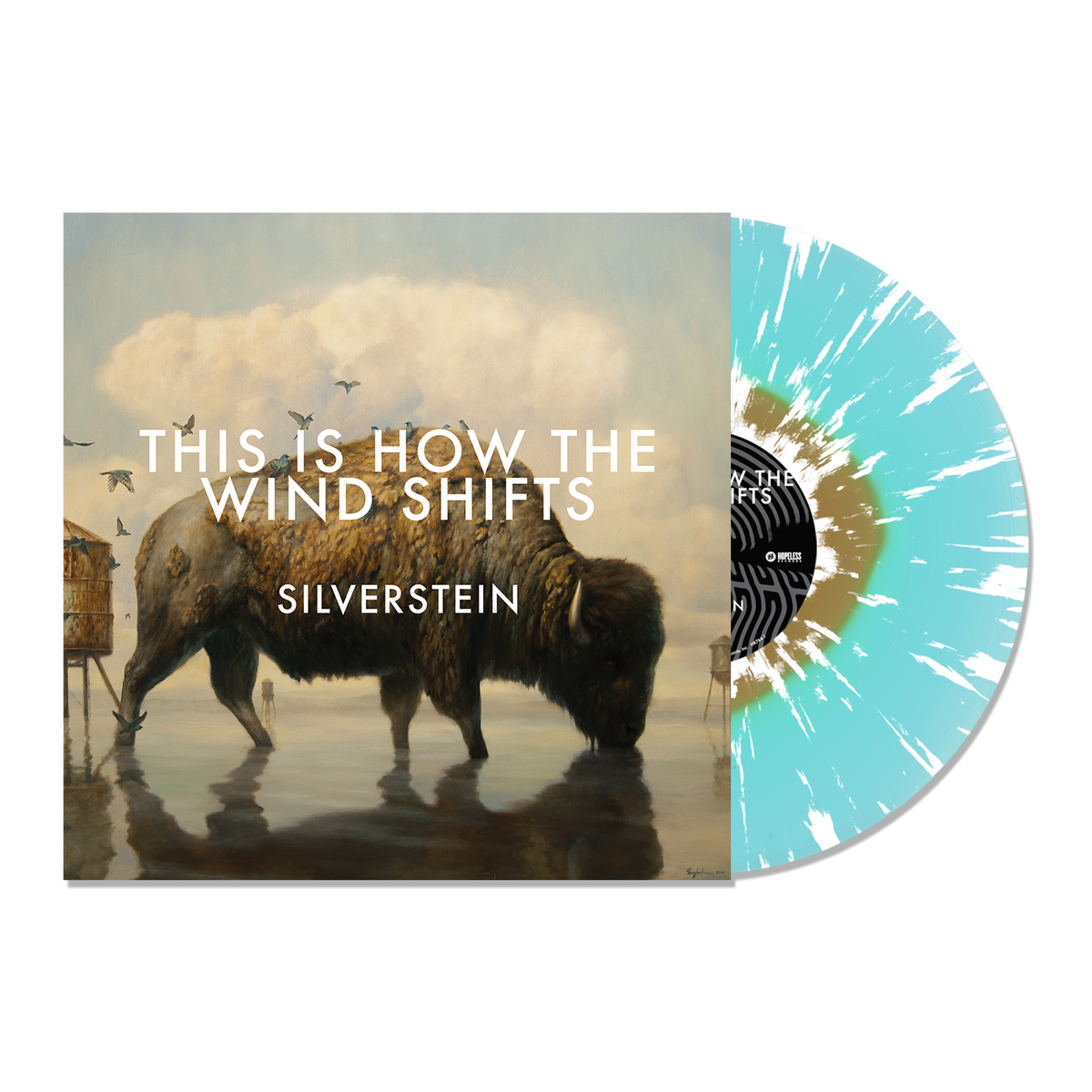 SILVERSTEIN ‘THIS IS HOW THE WIND SHIFTS’ LP - EXCLUSIVE - LTD. 350 - GOLD/BLUE/WHITE/SPLATTER