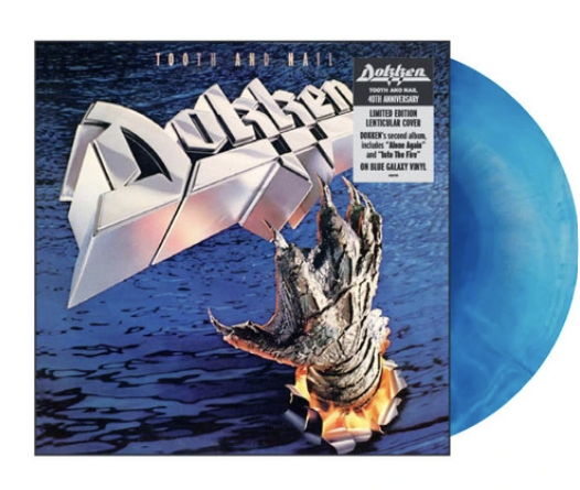 DOKKEN 'TOOTH AND NAIL' LP - BLUE GALAXY