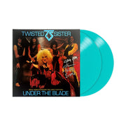 TWISTED SISTER ‘UNDER THE BLADE’ 40TH ANNIVERSARY 2LP SIGNED BY JAY JAY FRENCH - TURQUOISE