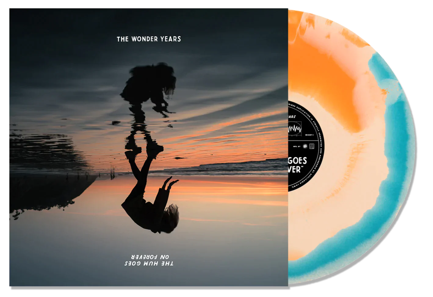 THE WONDER YEARS 'THE HUM GOES ON FOREVER' LP - LTD. 300 - ORANGE/BONE/BLUE SWIRL