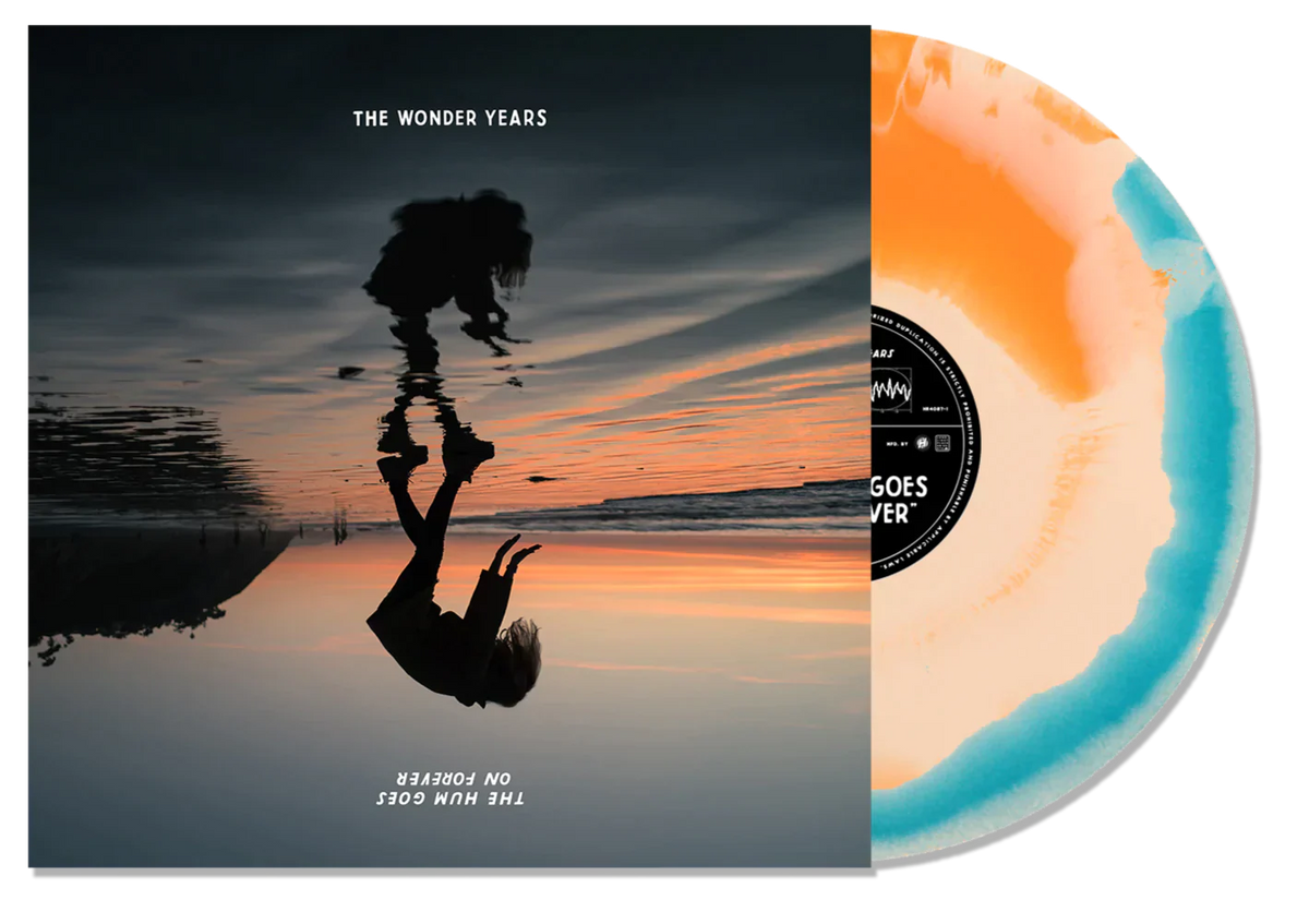 THE WONDER YEARS 'THE HUM GOES ON FOREVER' LP - LTD. 300 - ORANGE/BONE/BLUE SWIRL