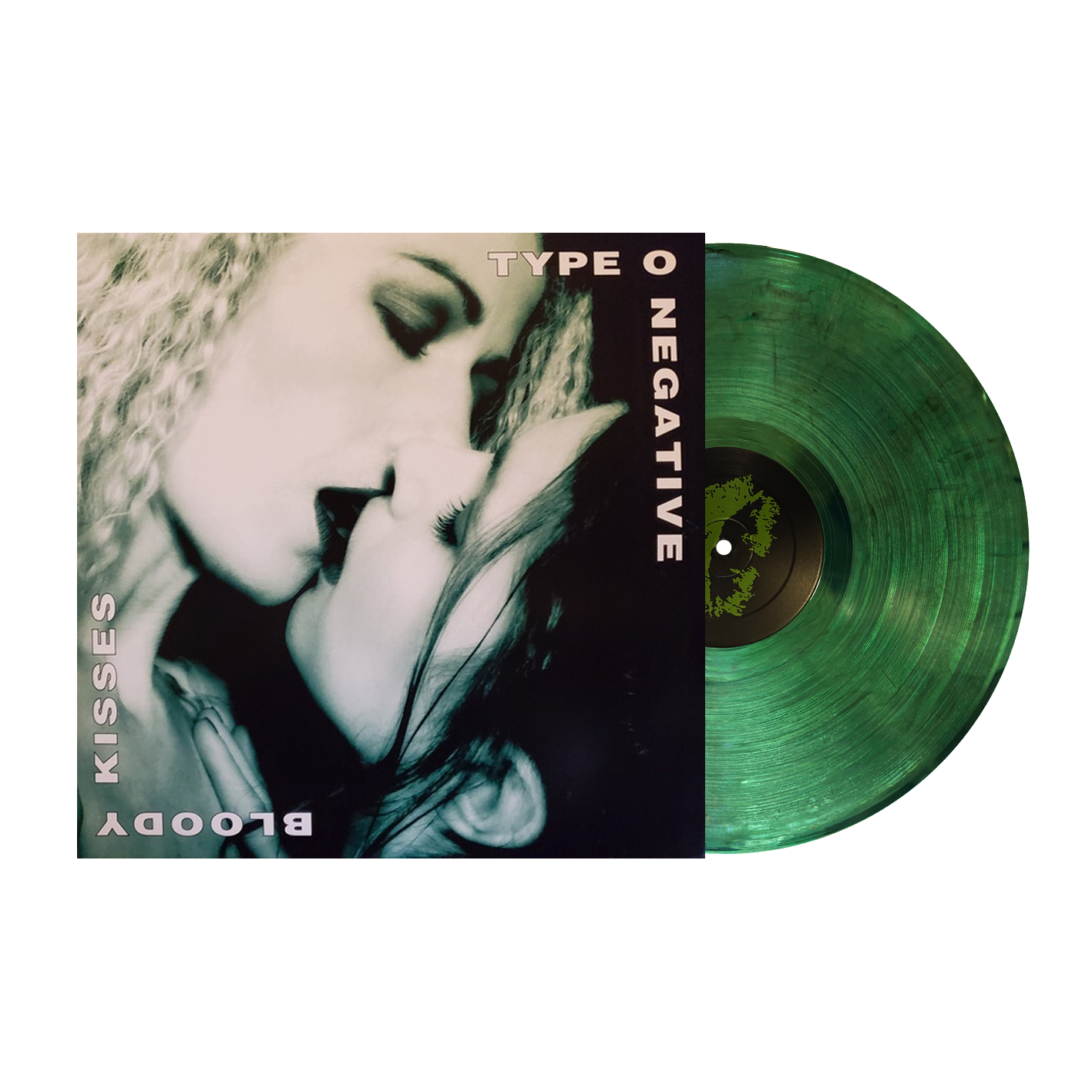 TYPE O NEGATIVE ‘BLOODY KISSES: SUSPENDED IN DUSK’ 2LP (Viridian Void Vinyl)