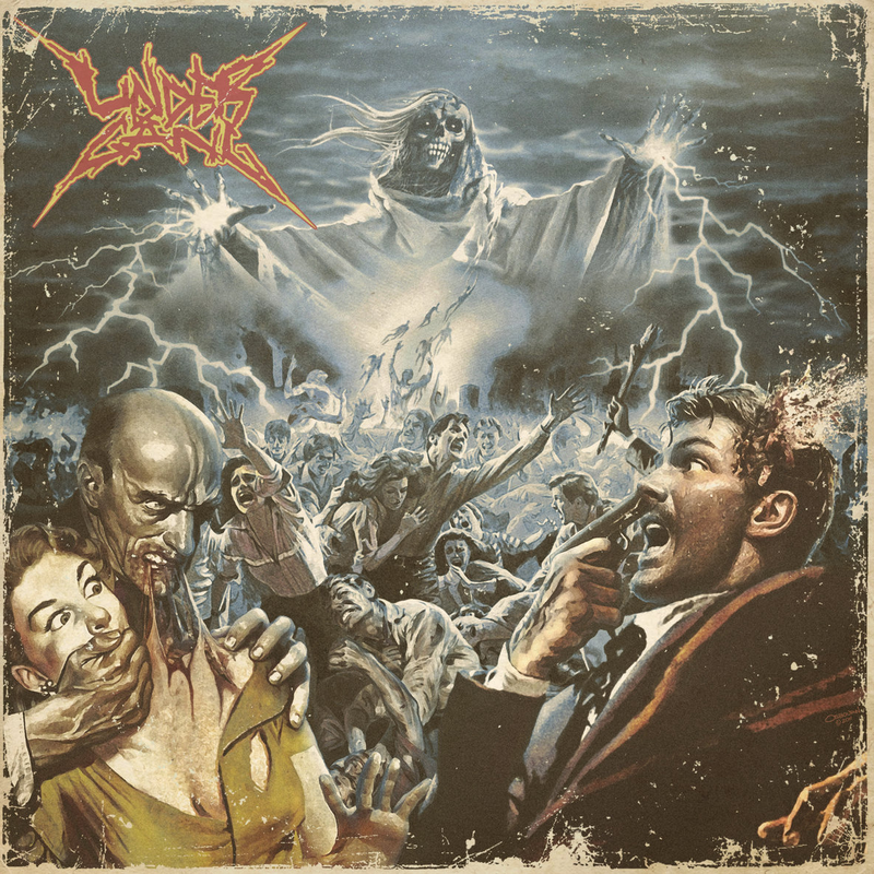 UNDERGANG 'THE MOTHER OF ARMAGEDDON' LP - WHITE/RED/BLUE/SPLATTER
