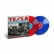 TESLA 'FIVE MAN LONDON JAM' 2LP - CLEAR RED/CLEAR BLUE