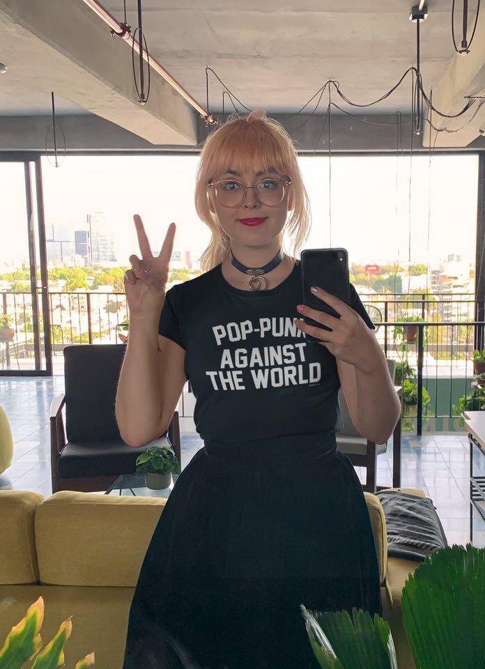 Against The World T-Shirt Alternative Press Black Short Sleeve