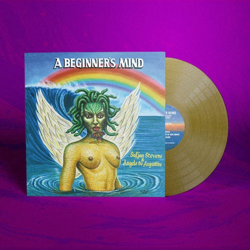 SUFJAN STEVENS & ANGELO DE AUGUSTINE 'A BEGINNER'S MIND' LP - OLYMPUS PERSEUS SHIELD GOLD