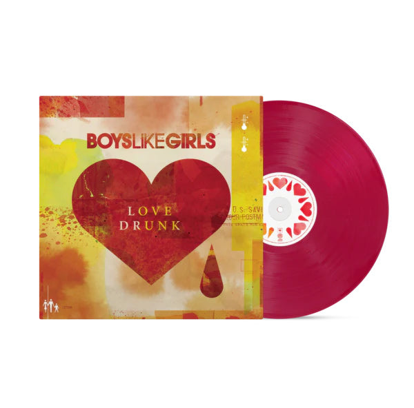 BOYS LIKE GIRLS 'LOVE DRUNK' LP - MAGENTA