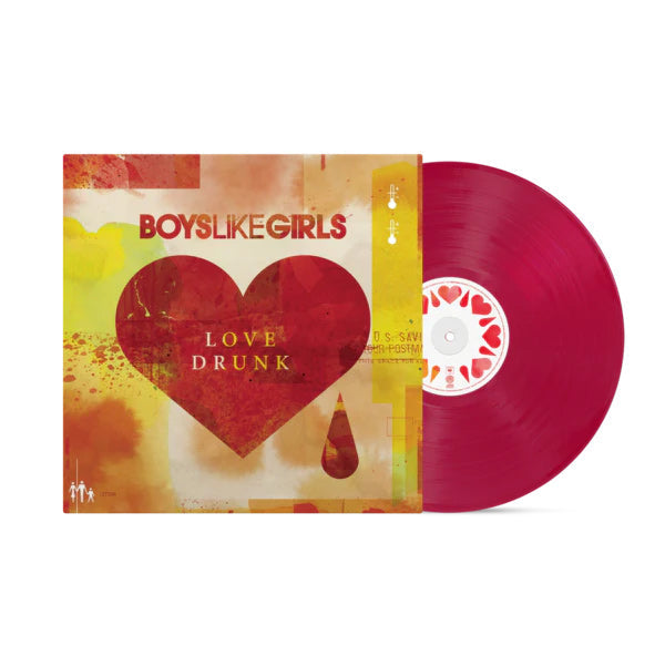 BOYS LIKE GIRLS 'LOVE DRUNK' LP - MAGENTA