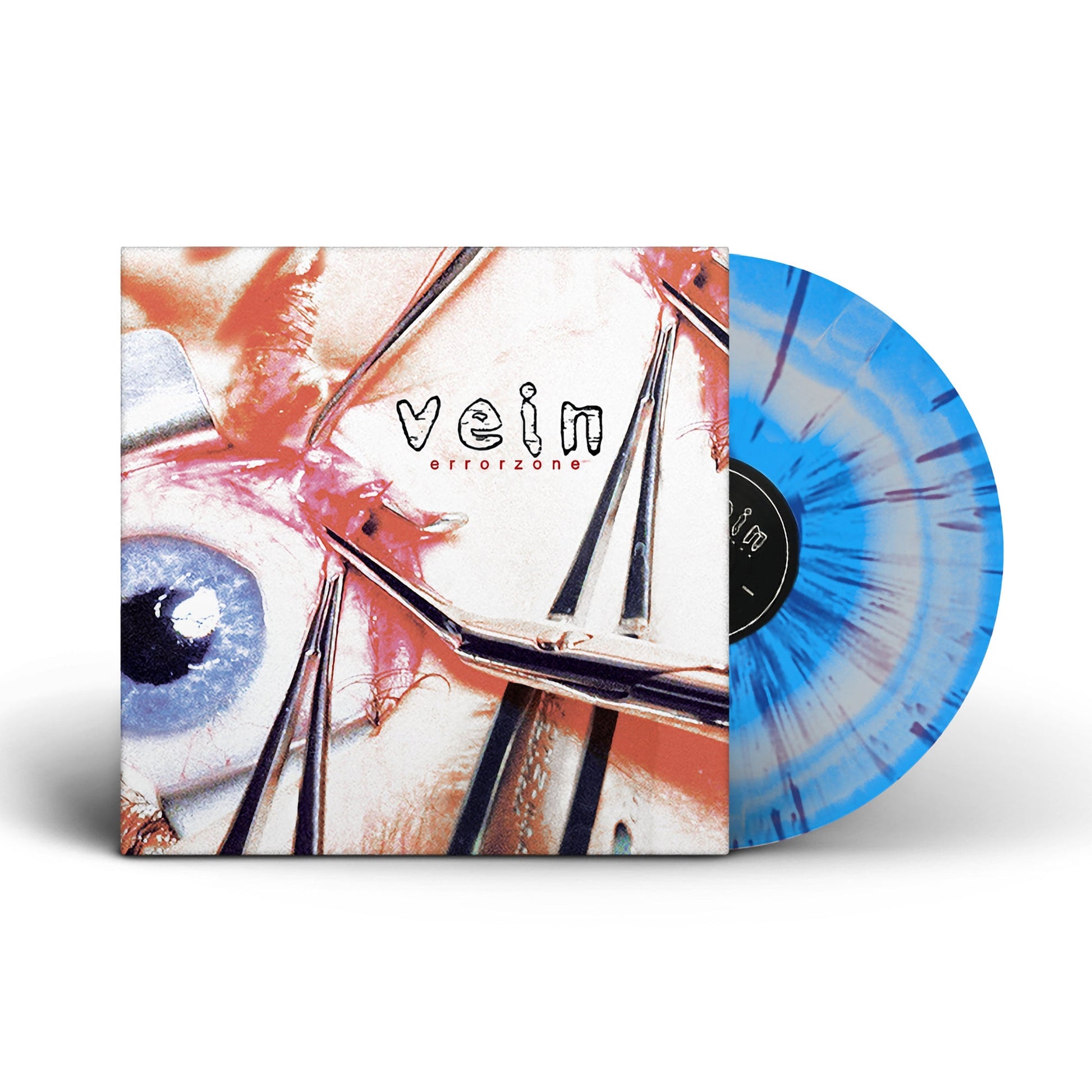 Vein Errorzone LP Blue and Silver Mix with Purple Splatter