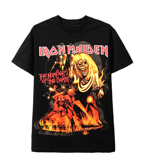 IRON MAIDEN 'NUMBER OF THE BEAST' T-SHIRT