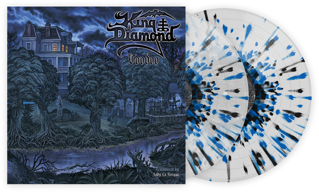 KING DIAMOND 'VOODOO' 2LP - CLEAR/BLUE/BLACK/SPLATTER