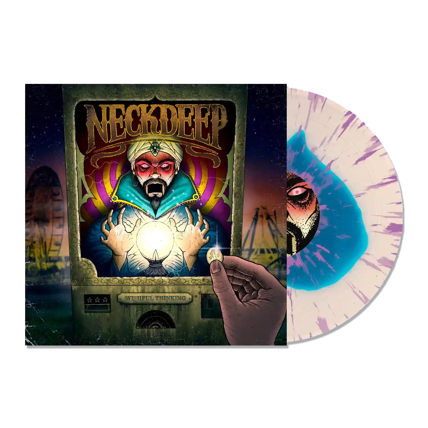 NECK DEEP ‘WISHFUL THINKING’ LP - EXCLUSIVE - LTD. 200 - BLUE/CLEAR/PURPLE/SPLATTER