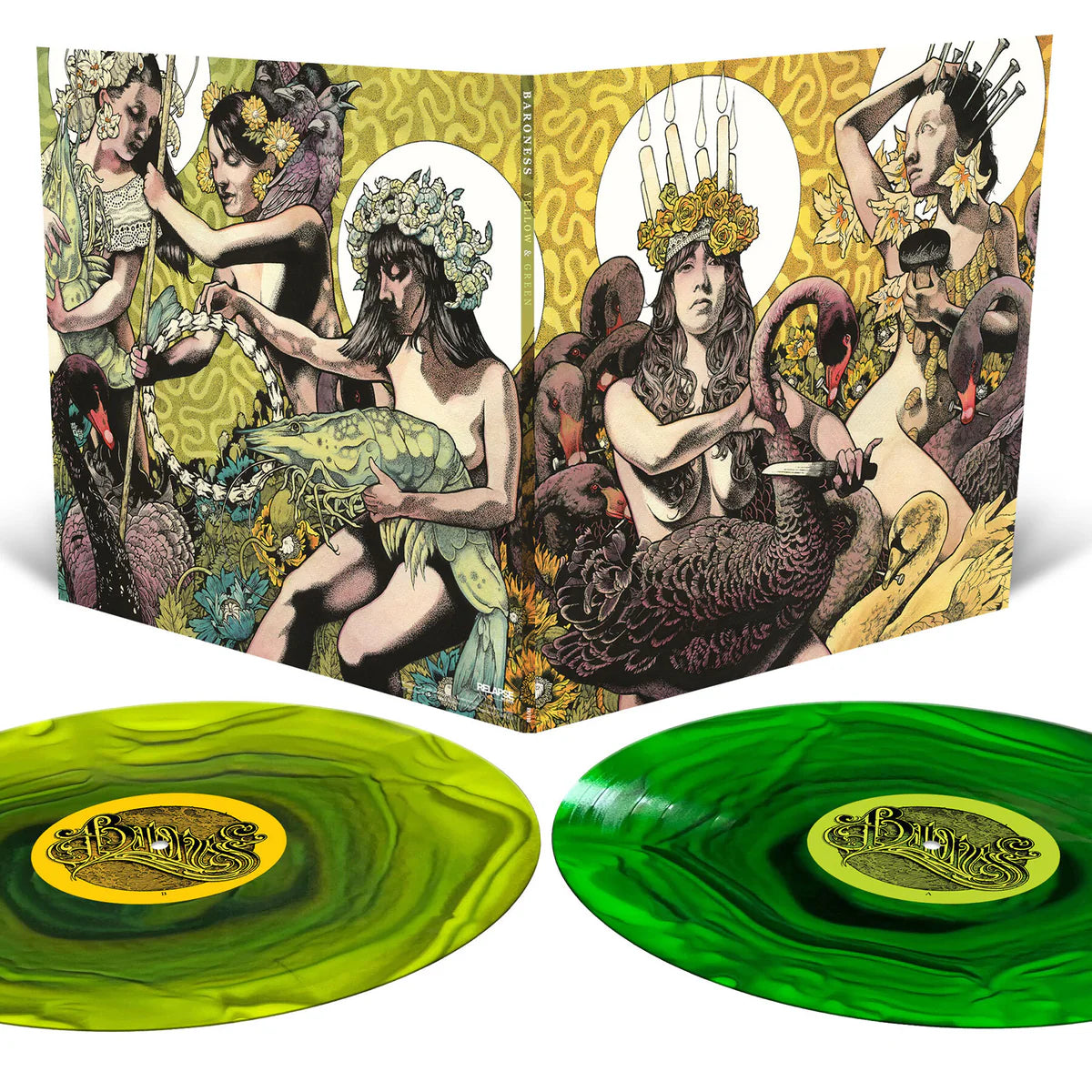 BARONESS 'YELLOW & GREEN' 2LP - COLORED