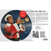 LOUIS ARMSTRONG 'LOUIS WISHES YOU A COOL YULE' LP - PICTURE DISC