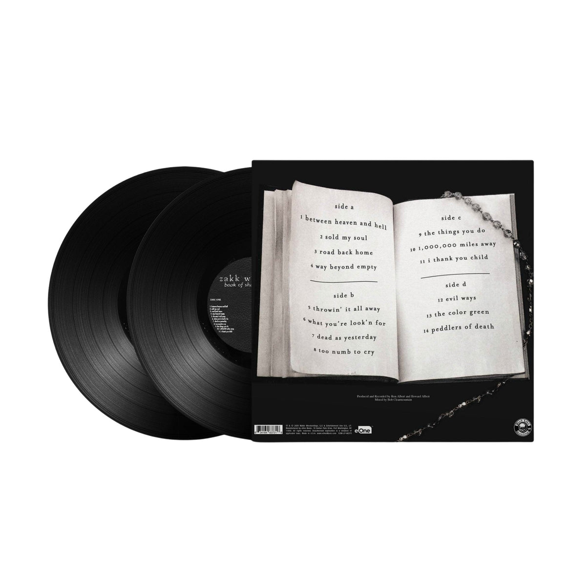 ZAKK WYLDE 'BOOK OF SHADOWS' 2LP (Black Vinyl)