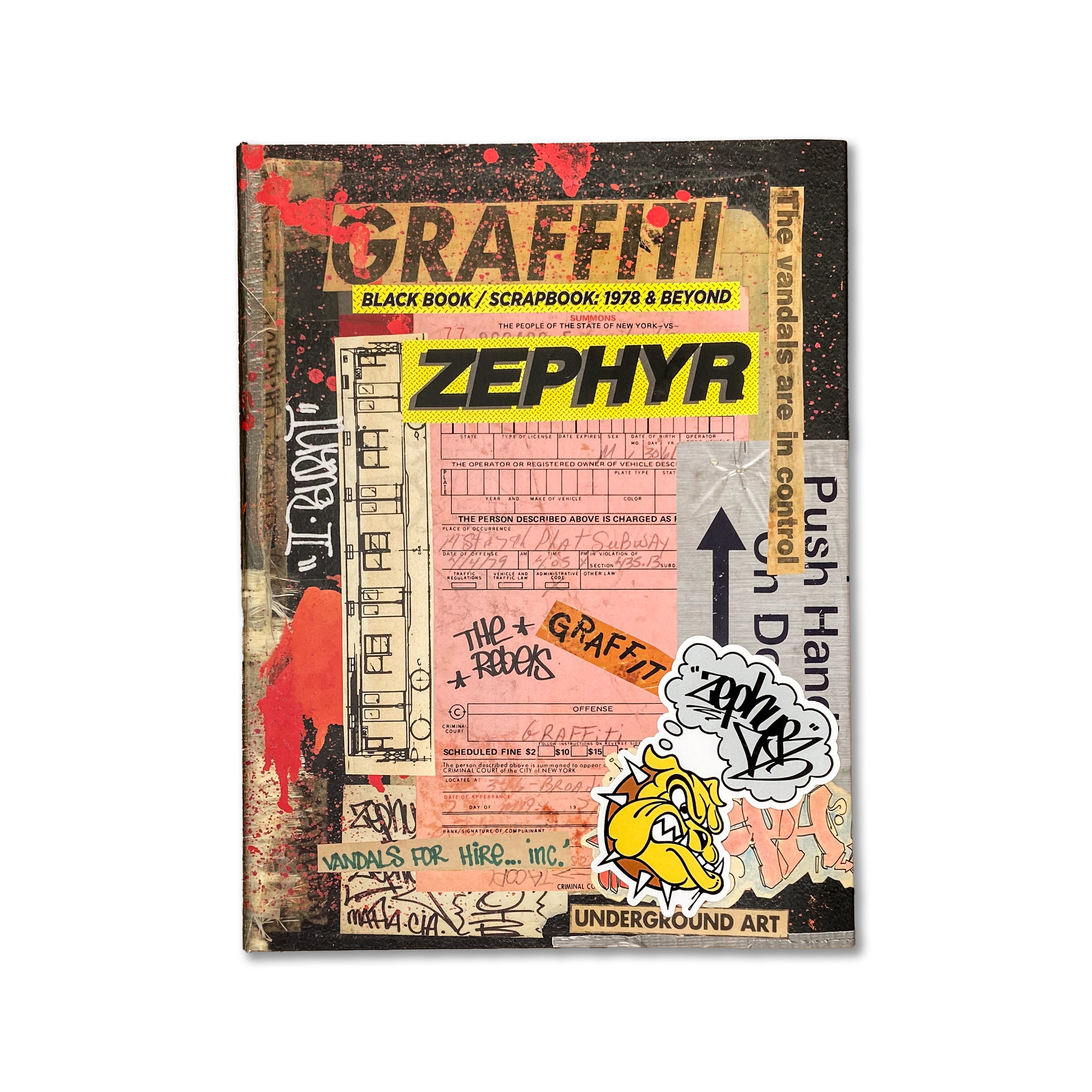 ZEPHYR 'GRAFFITI BLACK BOOK/SCRAPBOOK: 1978 & BEYOND' BOOK