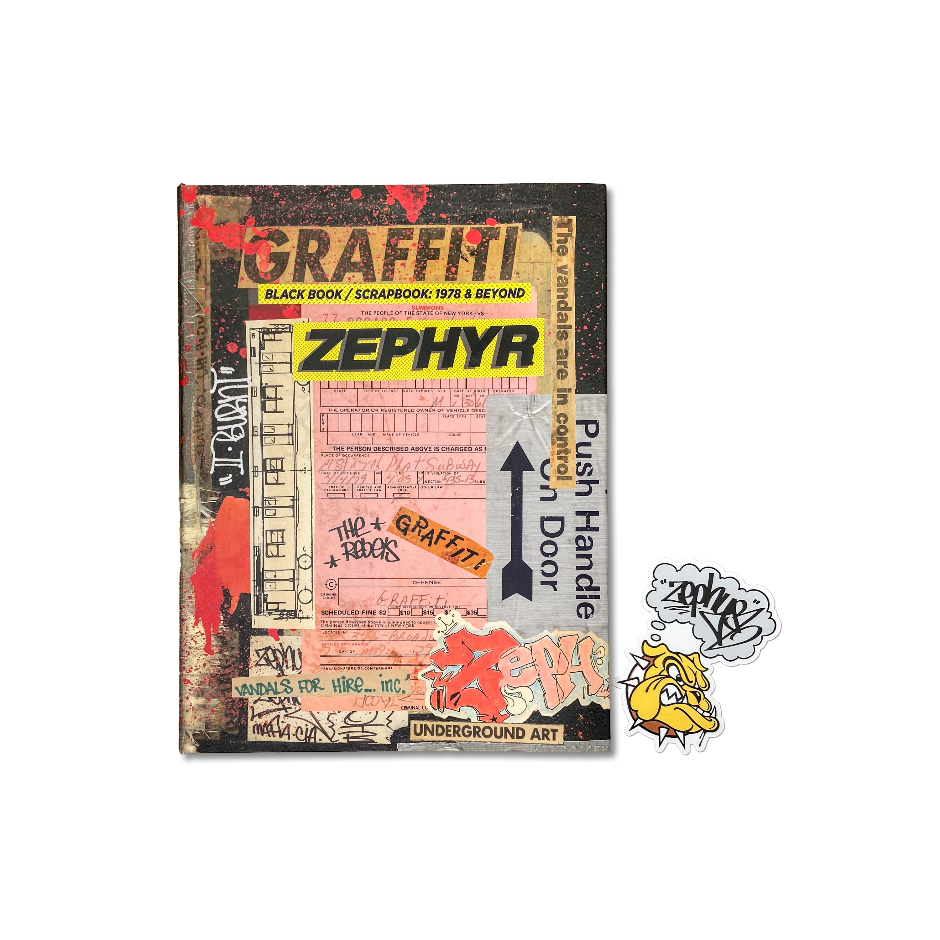 ZEPHYR 'GRAFFITI BLACK BOOK/SCRAPBOOK: 1978 & BEYOND' BOOK